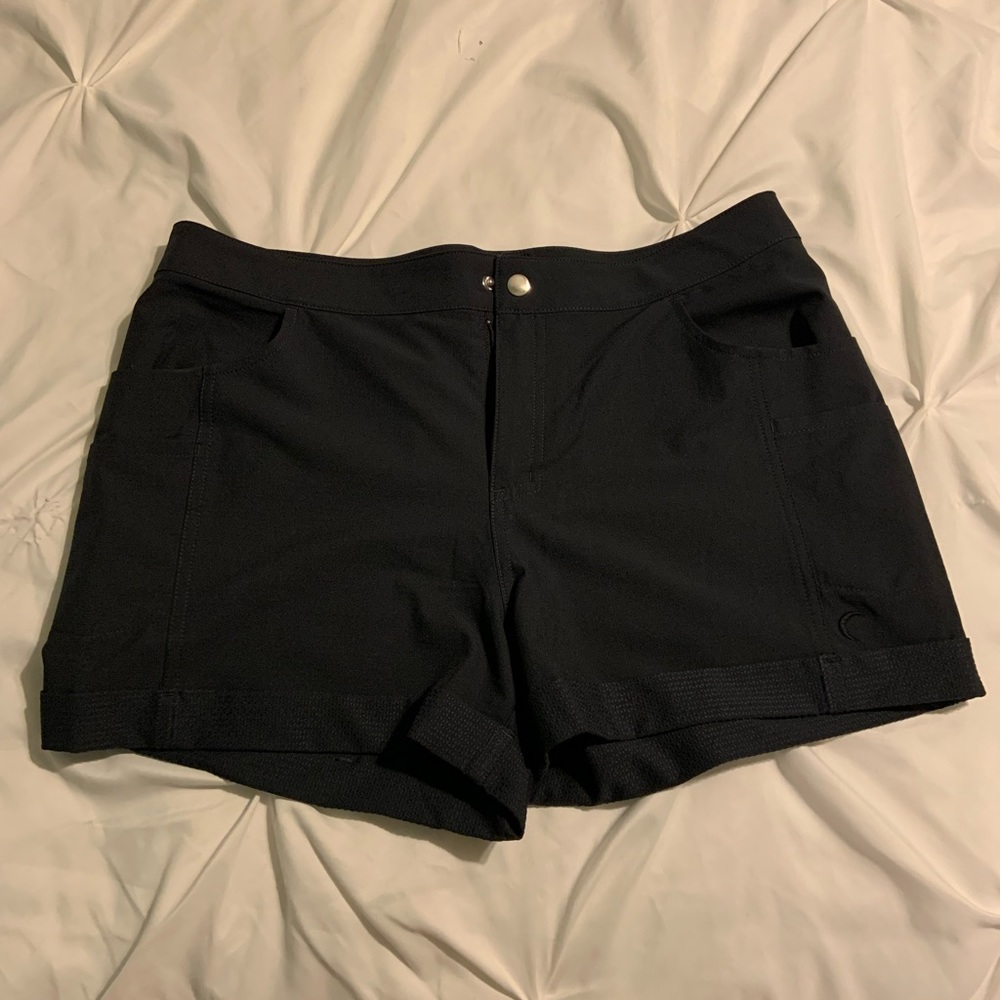 Black Not Just a Trail shorts Zyia